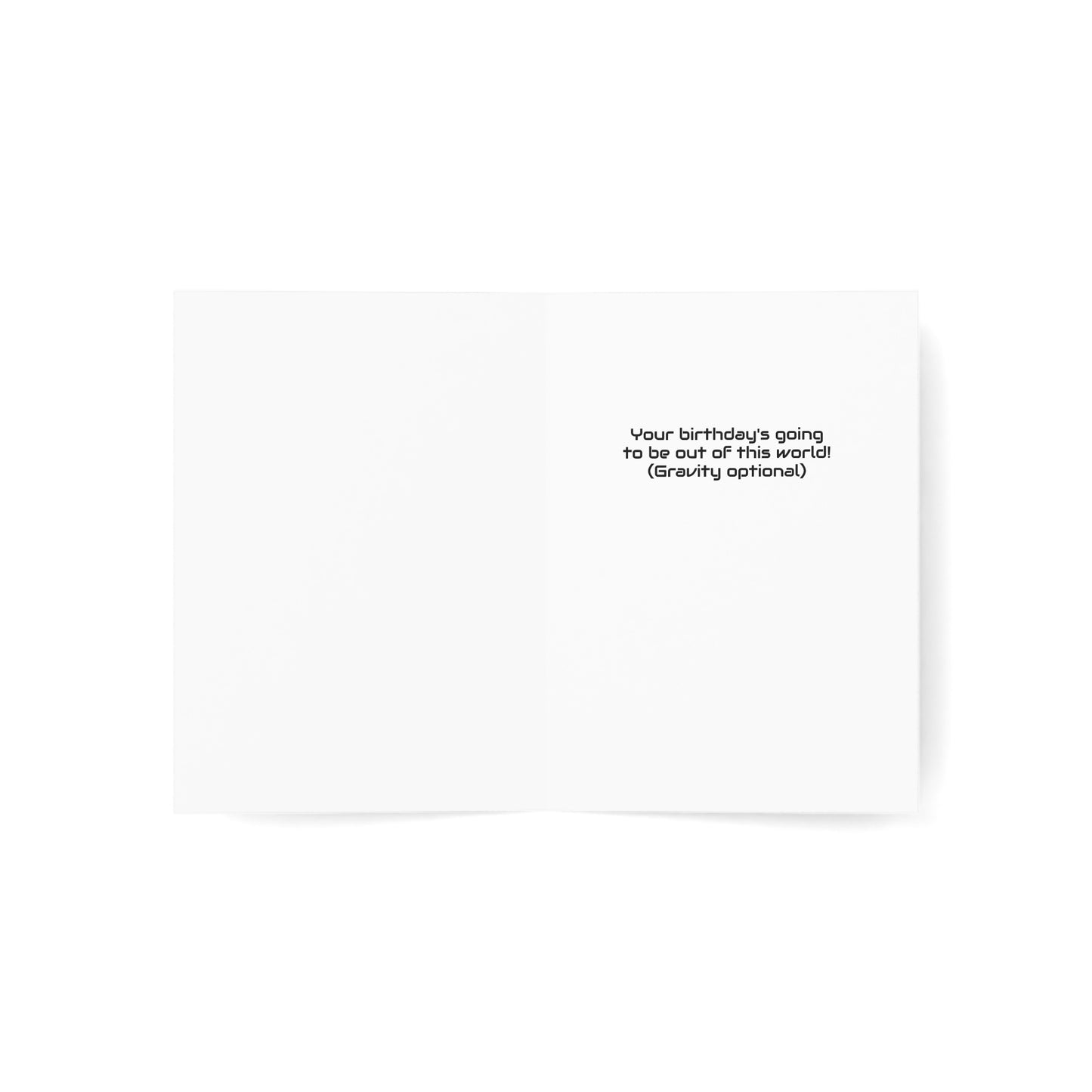 Cosmic Cat Birthday Card