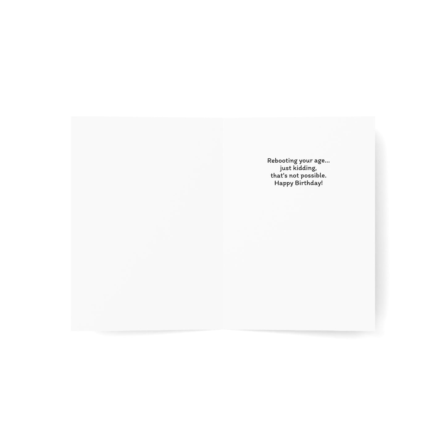 IT Support Cat Birthday Card | Funny Tech Support Helpdesk Cat Greeting Card