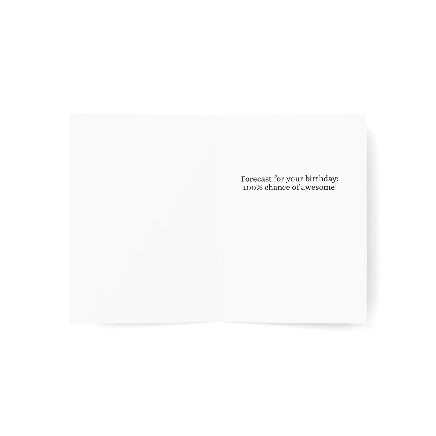 Happy Rain Cloud Birthday Card | Cheerful Weather Celebration Greeting Card