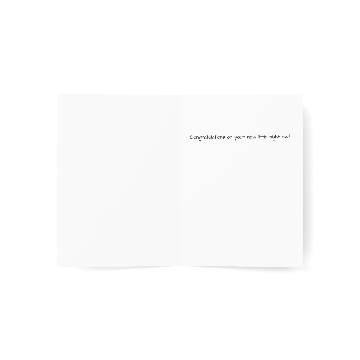 Owl New Baby Card | Funny Congratulations New Parents Greeting Card